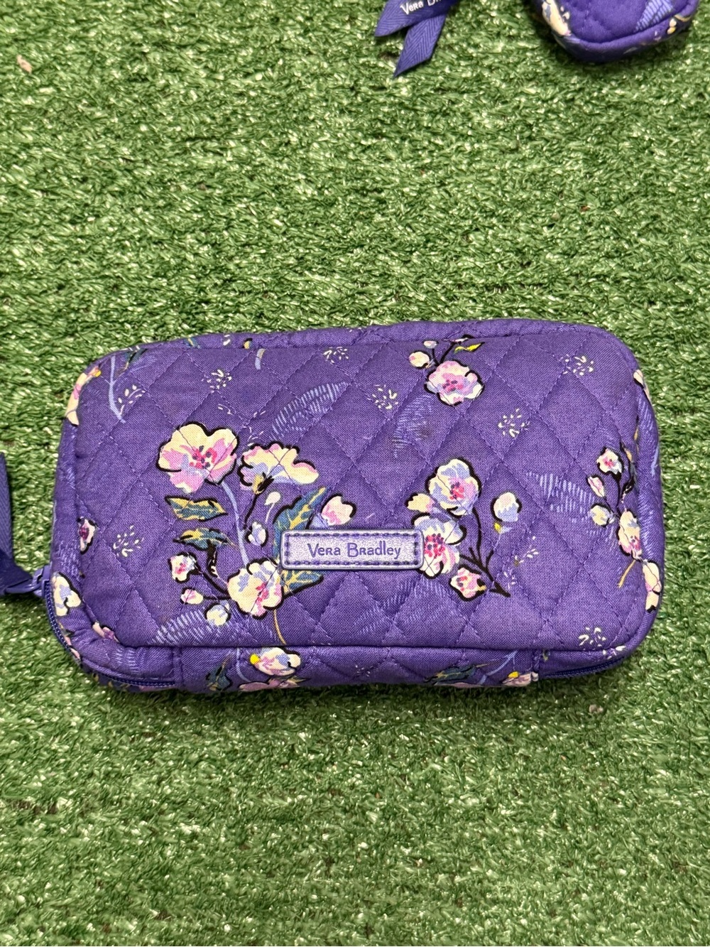Vera Bradley Purple Quilted wild roses